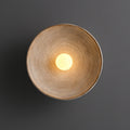 Japandi Textured Disc Wall Light | Ormexis