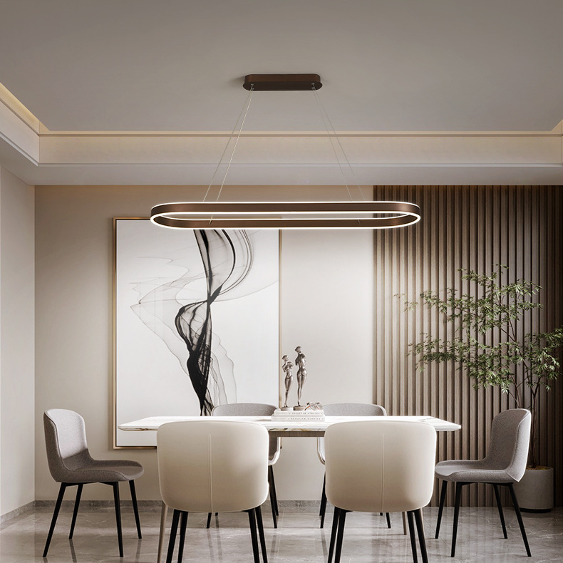 Candeeiro pendente Geometric Halo Loop | Ormexis