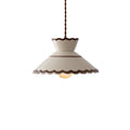 Pendelleuchte im Landhausstil mit Muschelrand | Ormexis
