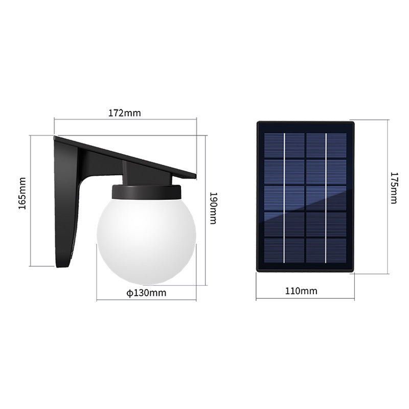 Ekologicznie nowoczesna lampa ścienna Globe | Ormexis