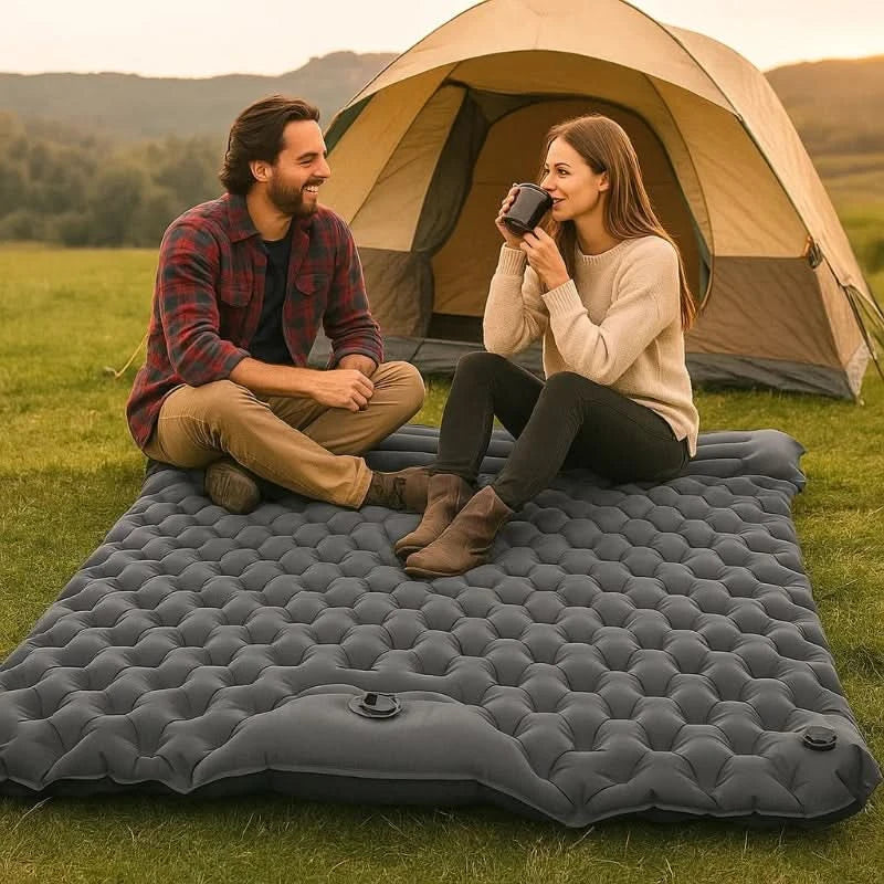 OasisMat Ultra-Leichte Campingmatte Duo mit schneller Aufblasfunktion