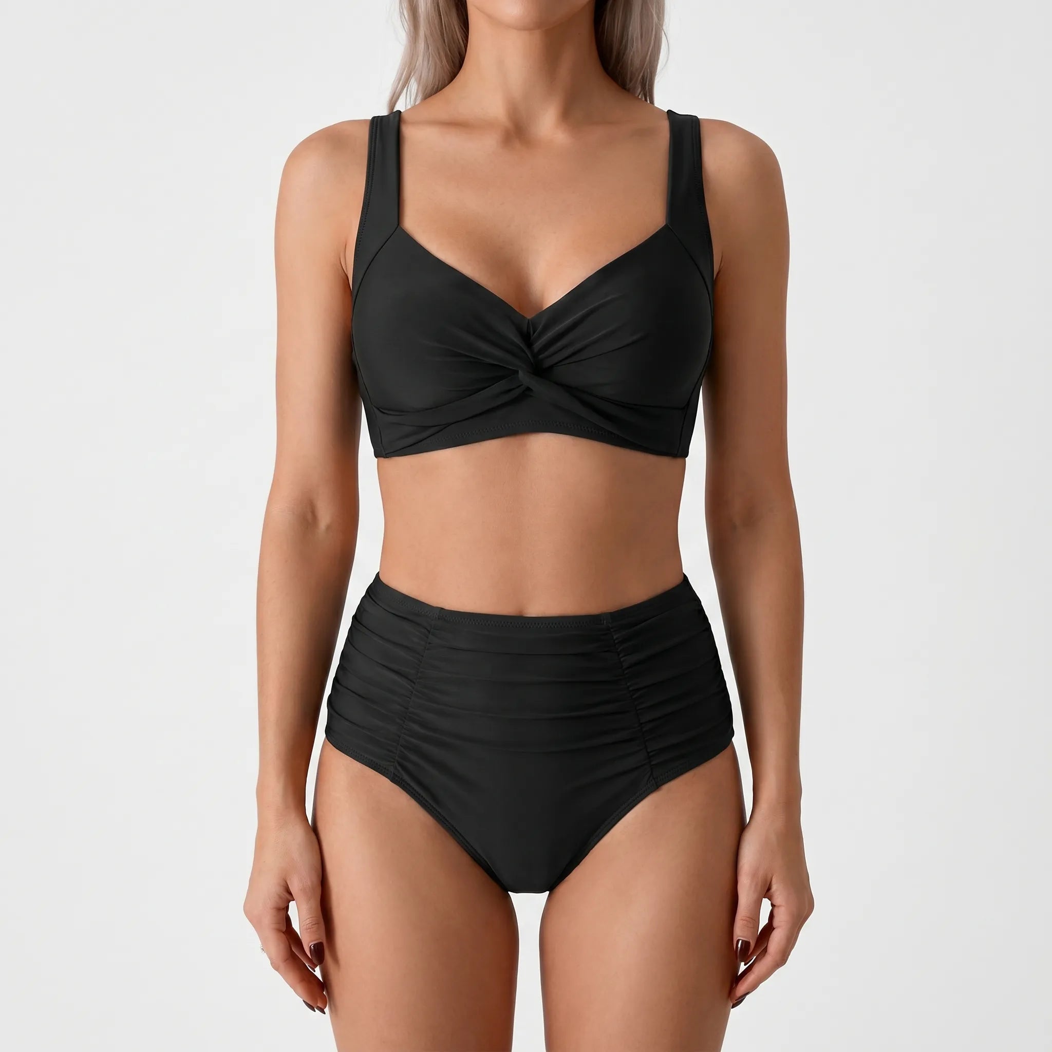 High Waisted Bikini Set -  Beach Holidays - Ormexis