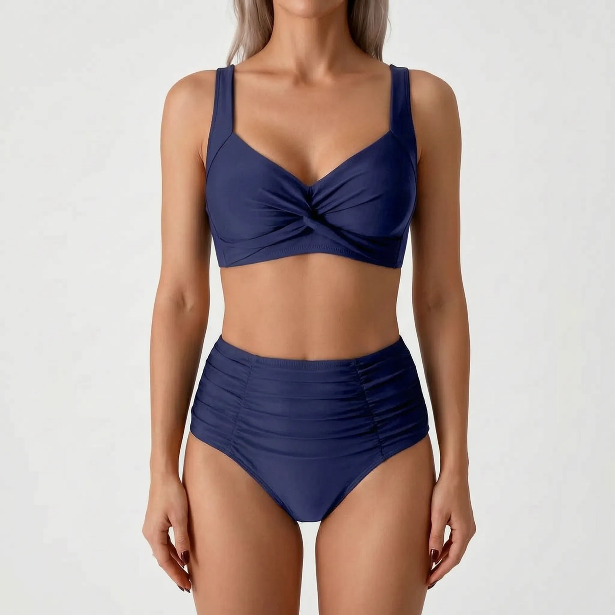 High Waisted Bikini Set -  Beach Holidays - Ormexis