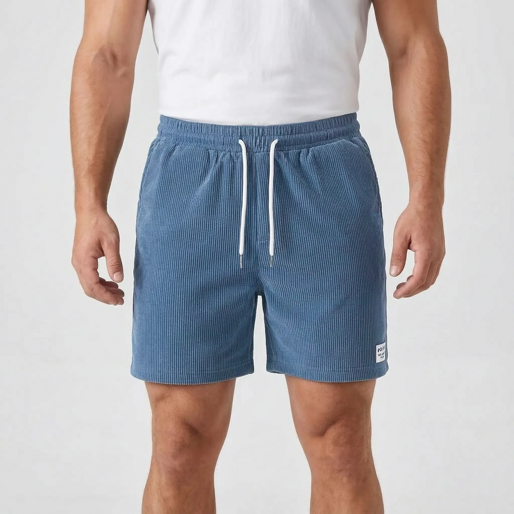 Herren Badeshorts mit Struktur – Schwimmen und Wassersport – Ormexis