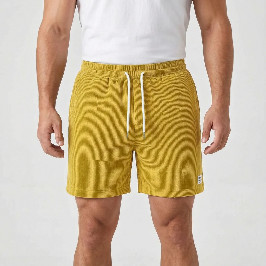 Herren Badeshorts mit Struktur – Schwimmen und Wassersport – Ormexis