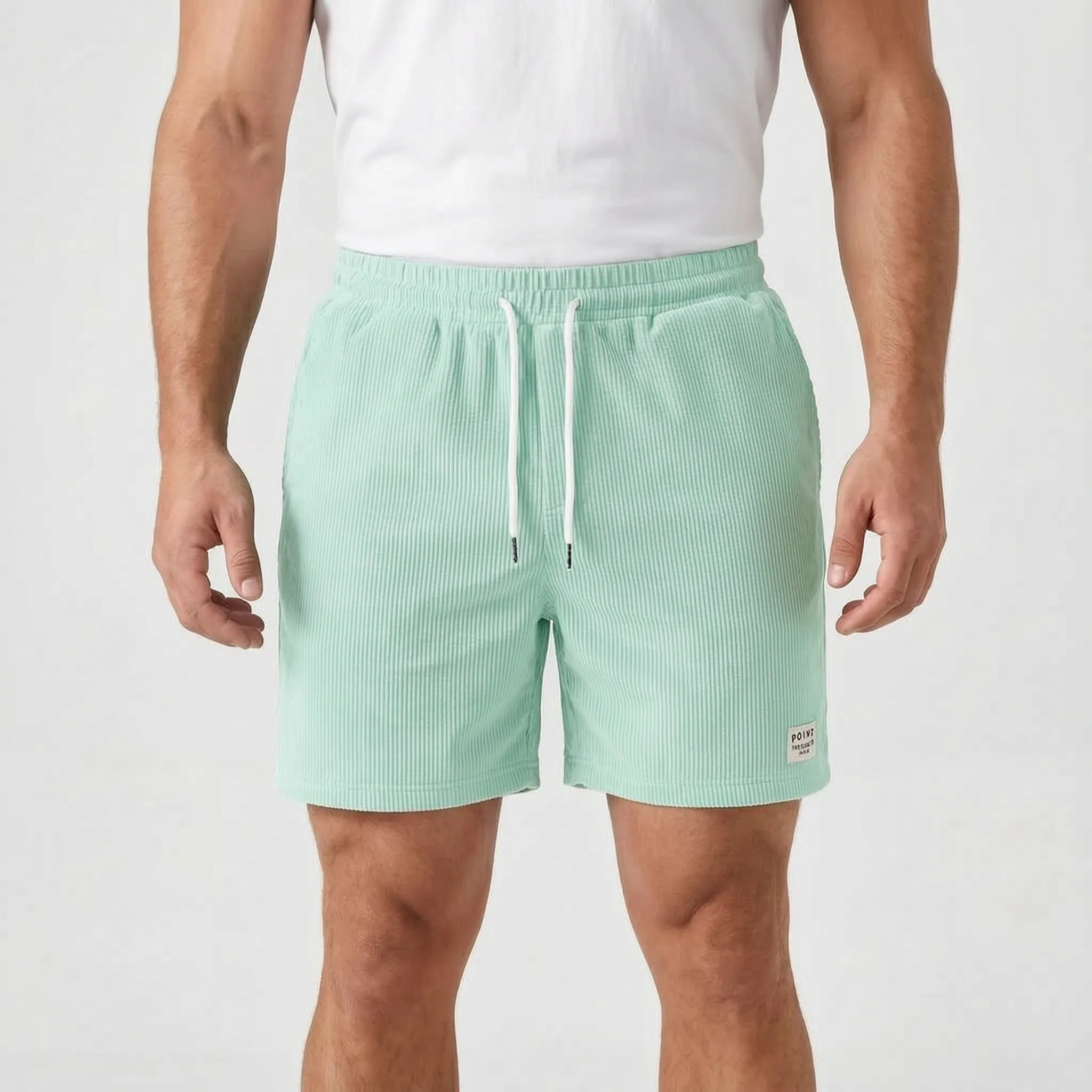 Herren Badeshorts mit Struktur – Schwimmen und Wassersport – Ormexis