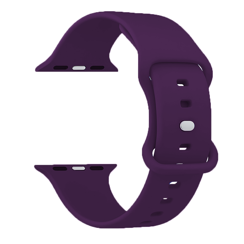 Apple Watch Dark Purple Silicone Strap For All Models