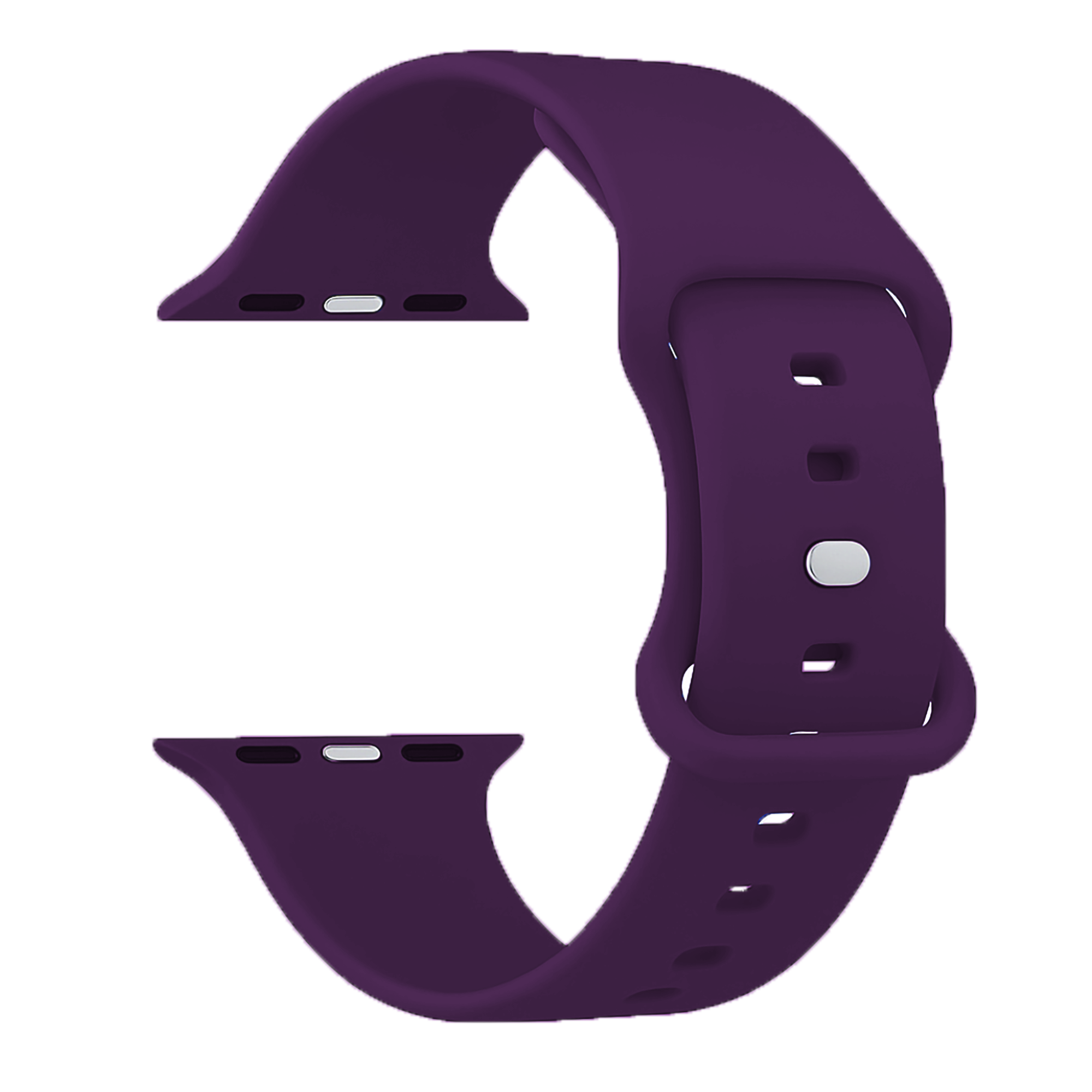 Apple Watch Dark Purple Silicone Strap For All Models