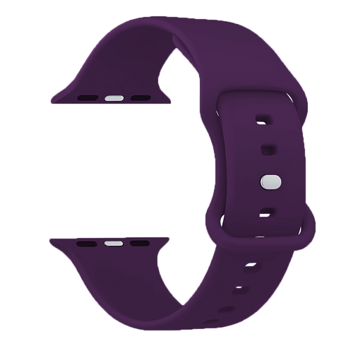 Curea din silicon mov închis pentru Apple Watch, compatibilă cu toate modelele