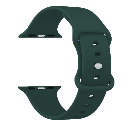Pulseira de Silicone Verde Oliveira para Apple Watch para Uso Diário