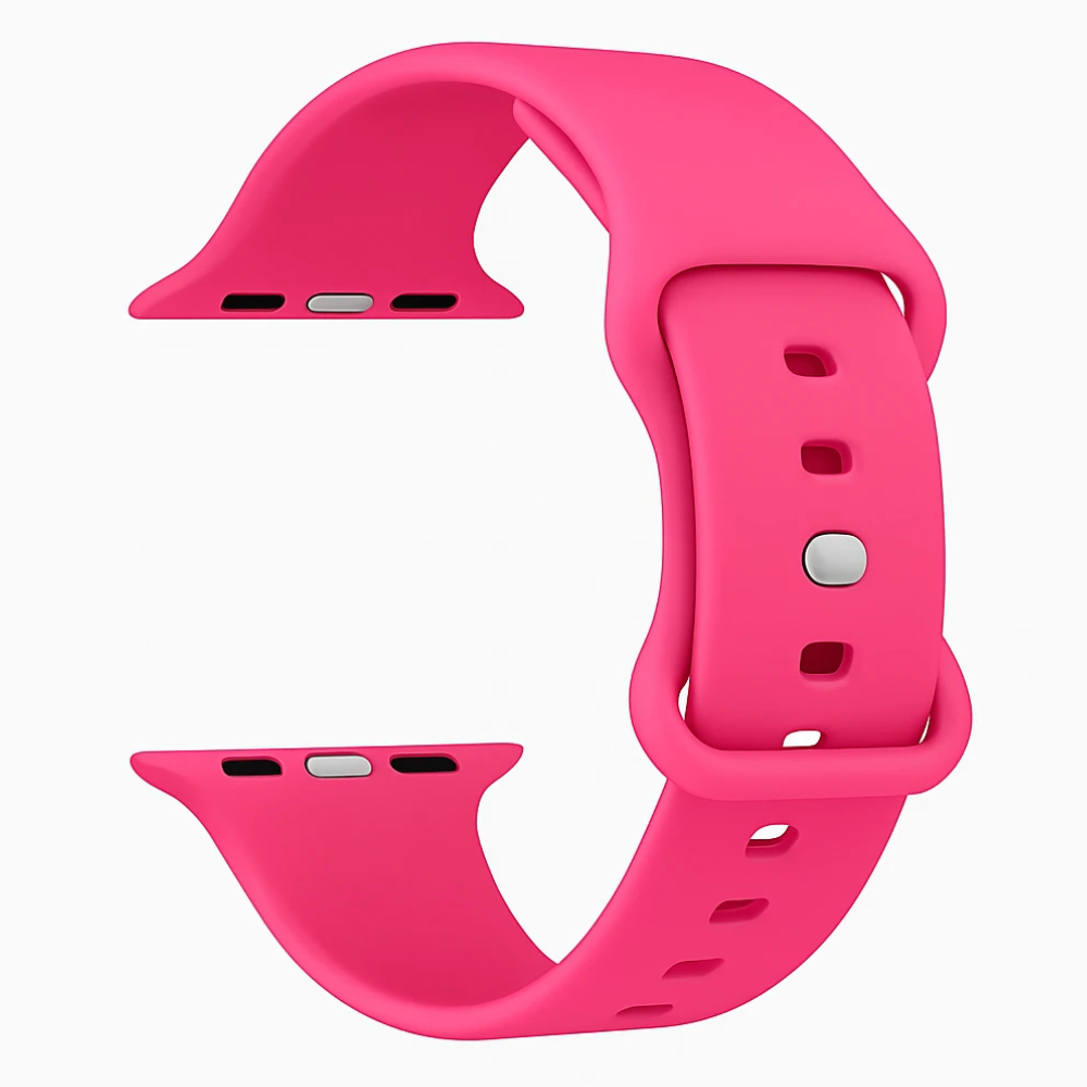 Růžový silikonový řemínek Apple Watch pro Apple Watch Classic