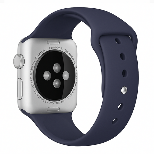 Curea de schimb din silicon albastru pentru Apple Watch, pentru uz zilnic