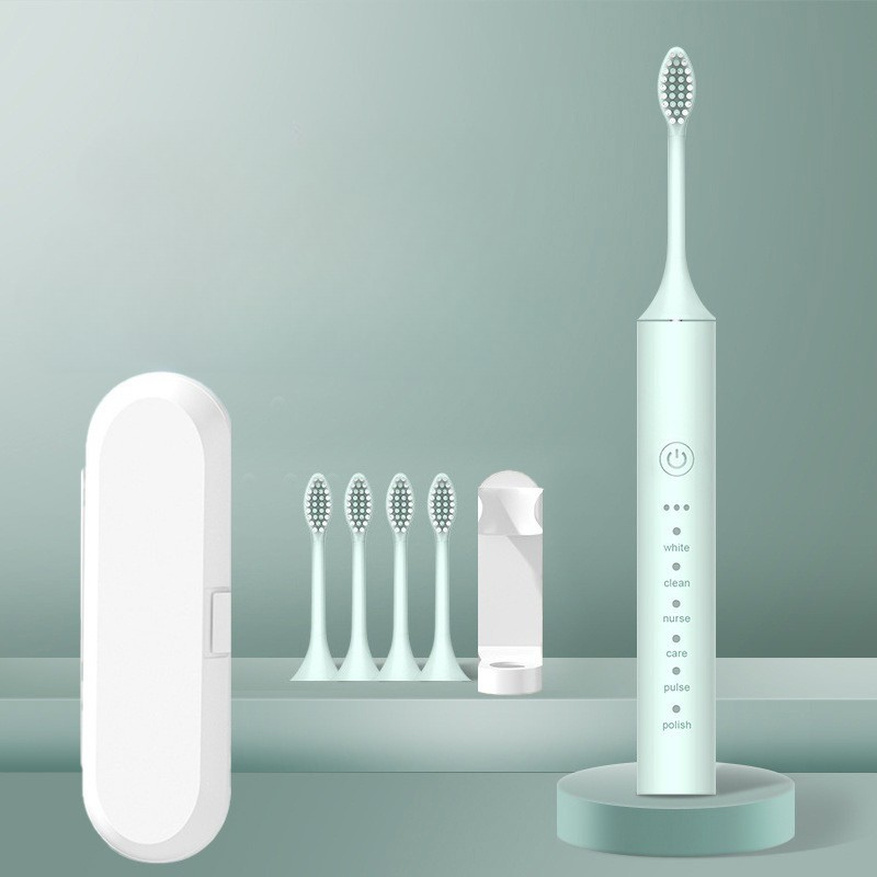 Základní potřeby ústní hygieny Dobíjecí elektrický zubní kartáček s vyměnitelnými hlavicemi