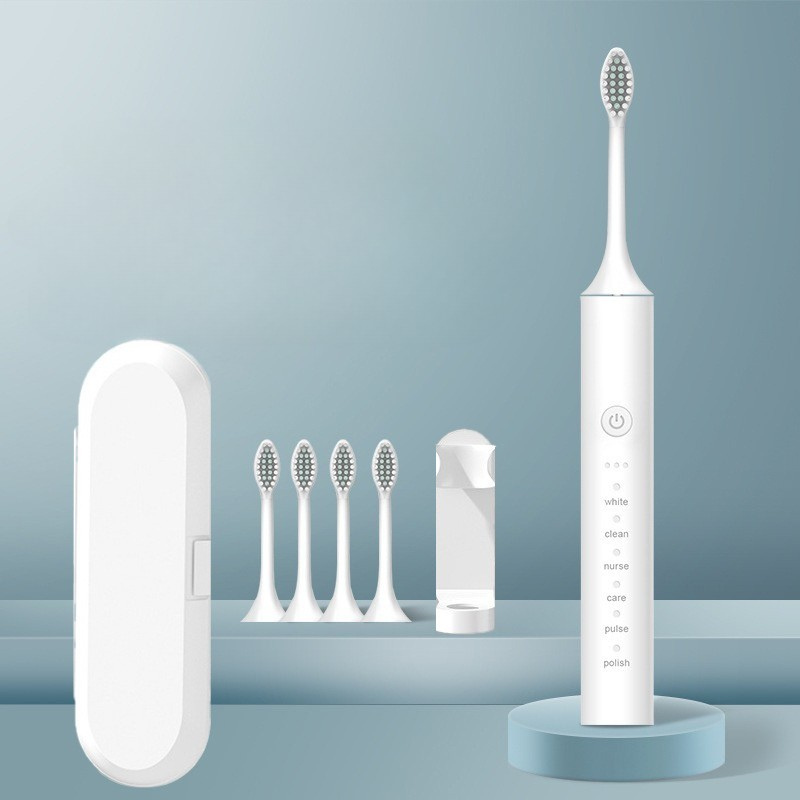 Základní potřeby ústní hygieny Dobíjecí elektrický zubní kartáček s vyměnitelnými hlavicemi
