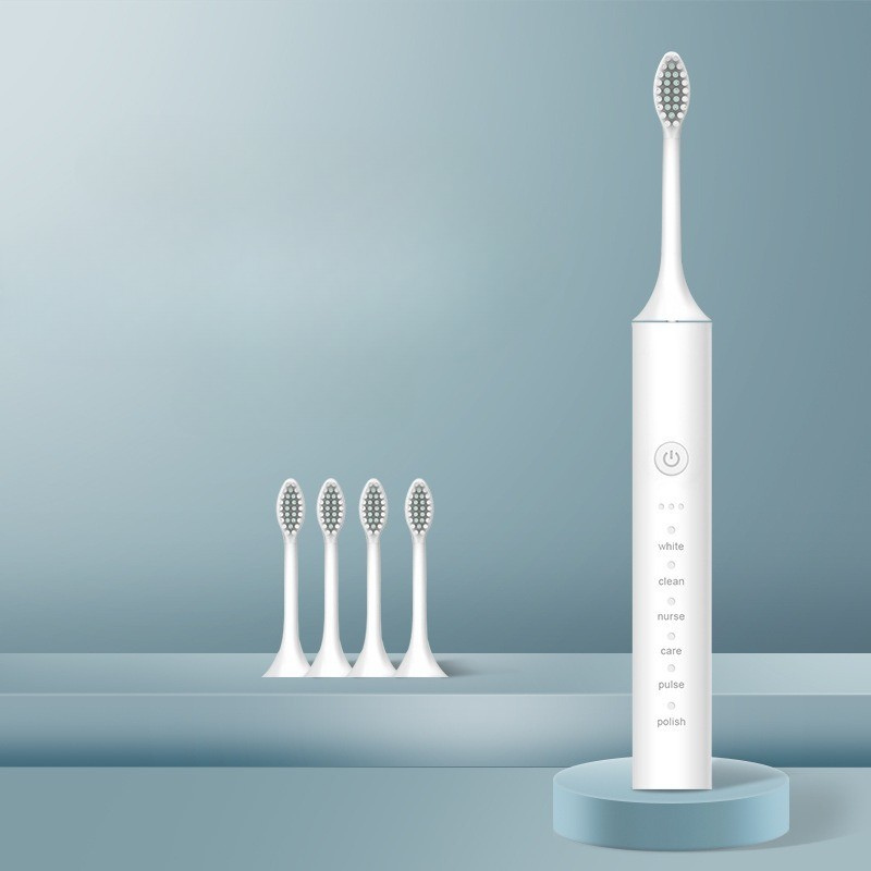 Základní potřeby ústní hygieny Dobíjecí elektrický zubní kartáček s vyměnitelnými hlavicemi