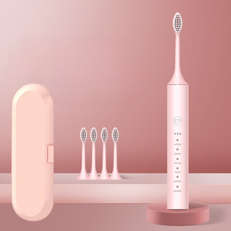 Základní potřeby ústní hygieny Dobíjecí elektrický zubní kartáček s vyměnitelnými hlavicemi