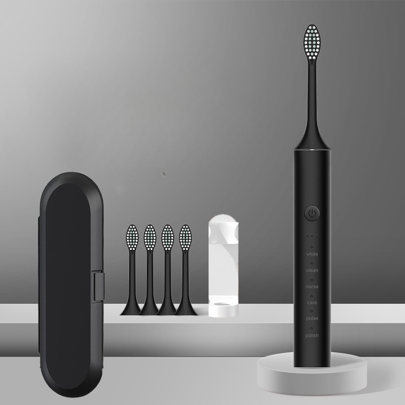 Základní potřeby ústní hygieny Dobíjecí elektrický zubní kartáček s vyměnitelnými hlavicemi