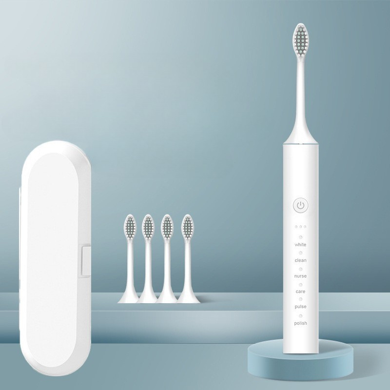 Základní potřeby ústní hygieny Dobíjecí elektrický zubní kartáček s vyměnitelnými hlavicemi