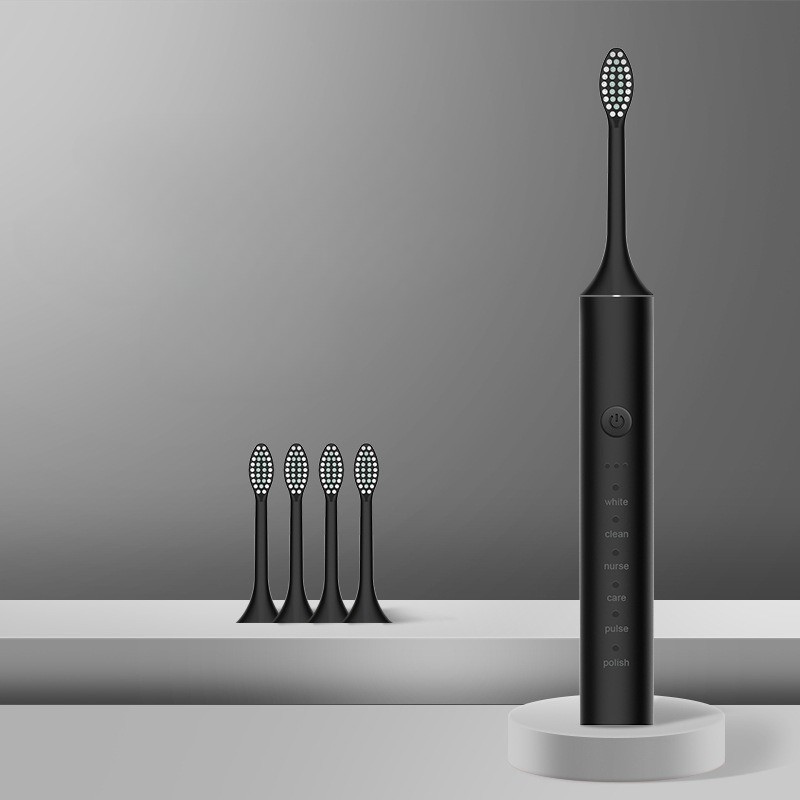 Základní potřeby ústní hygieny Dobíjecí elektrický zubní kartáček s vyměnitelnými hlavicemi