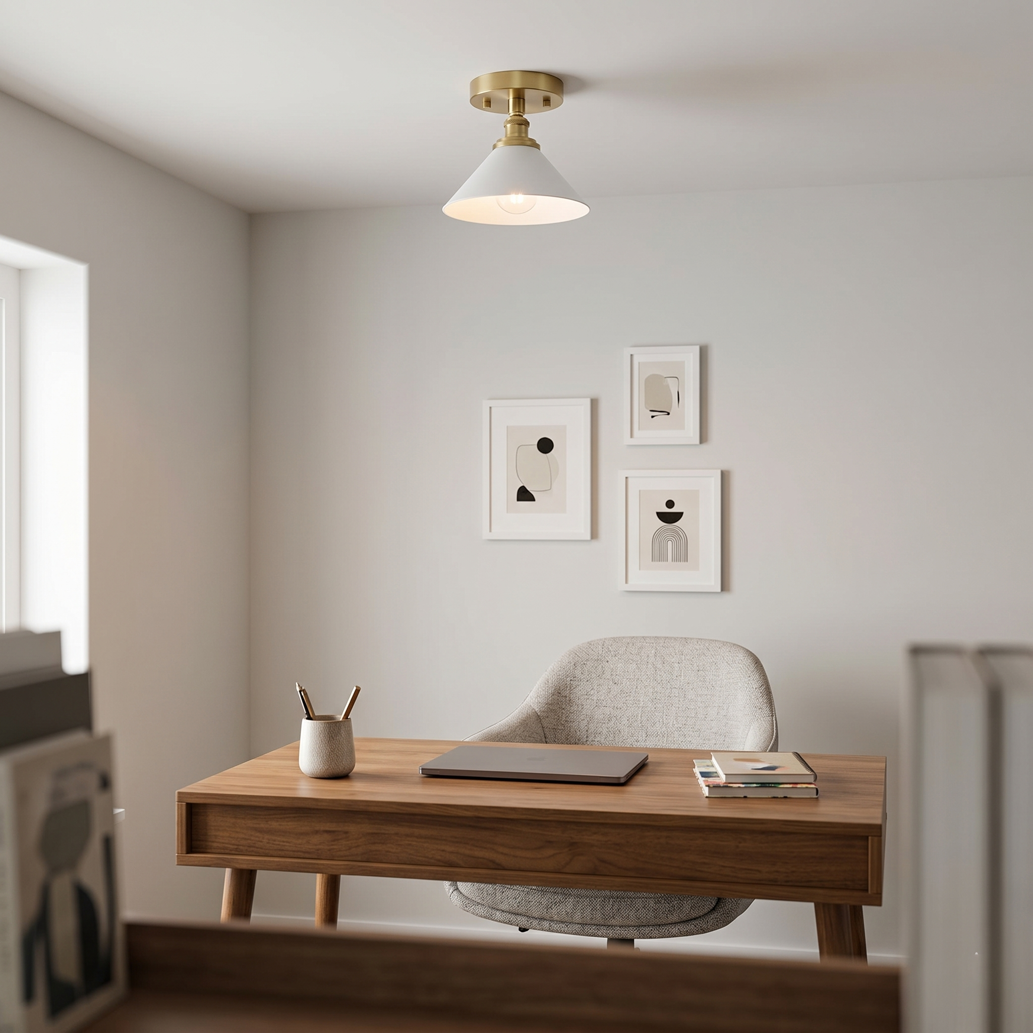 Parisian Cone Flush Mount Light | Ormexis