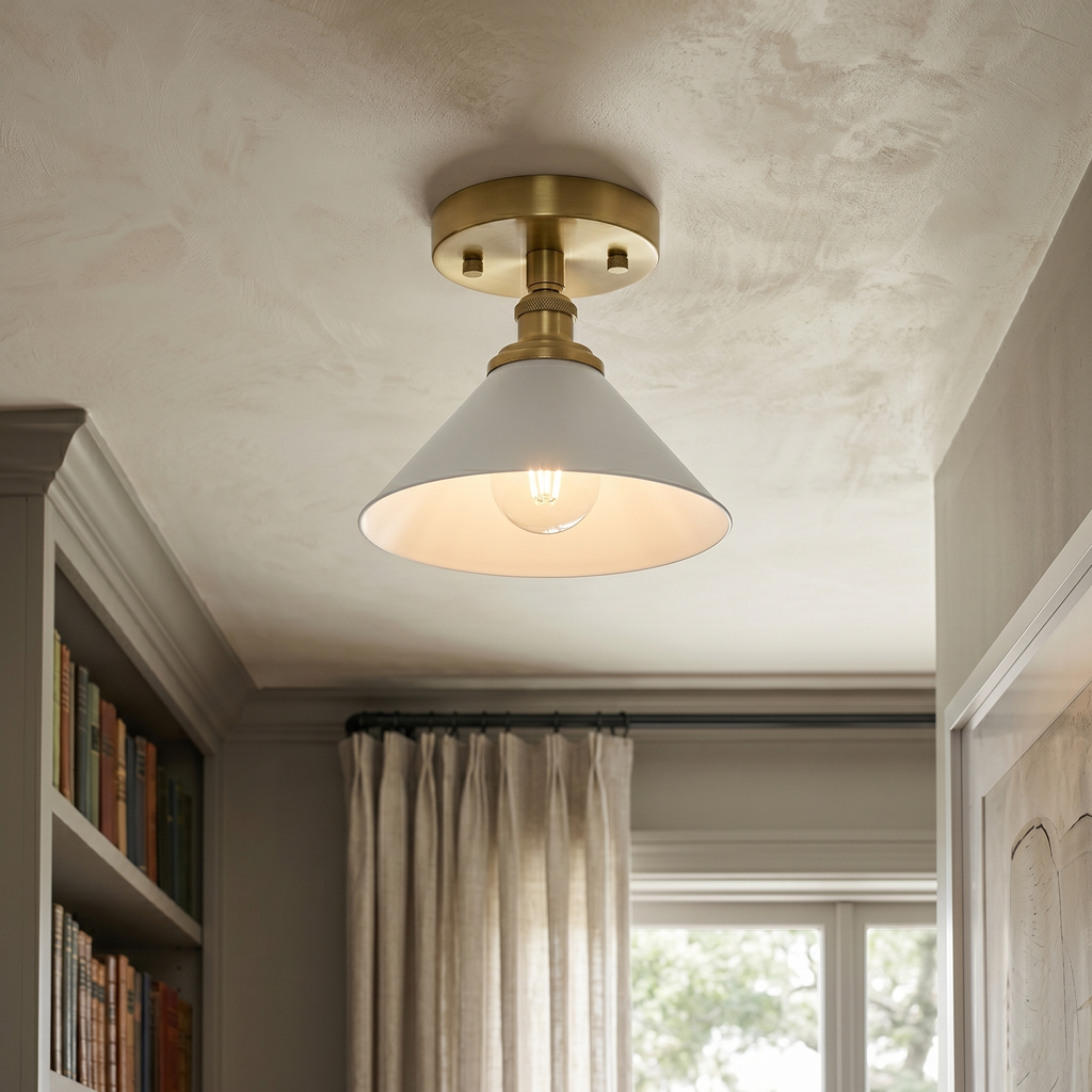 Parisian Cone Flush Mount Light | Ormexis
