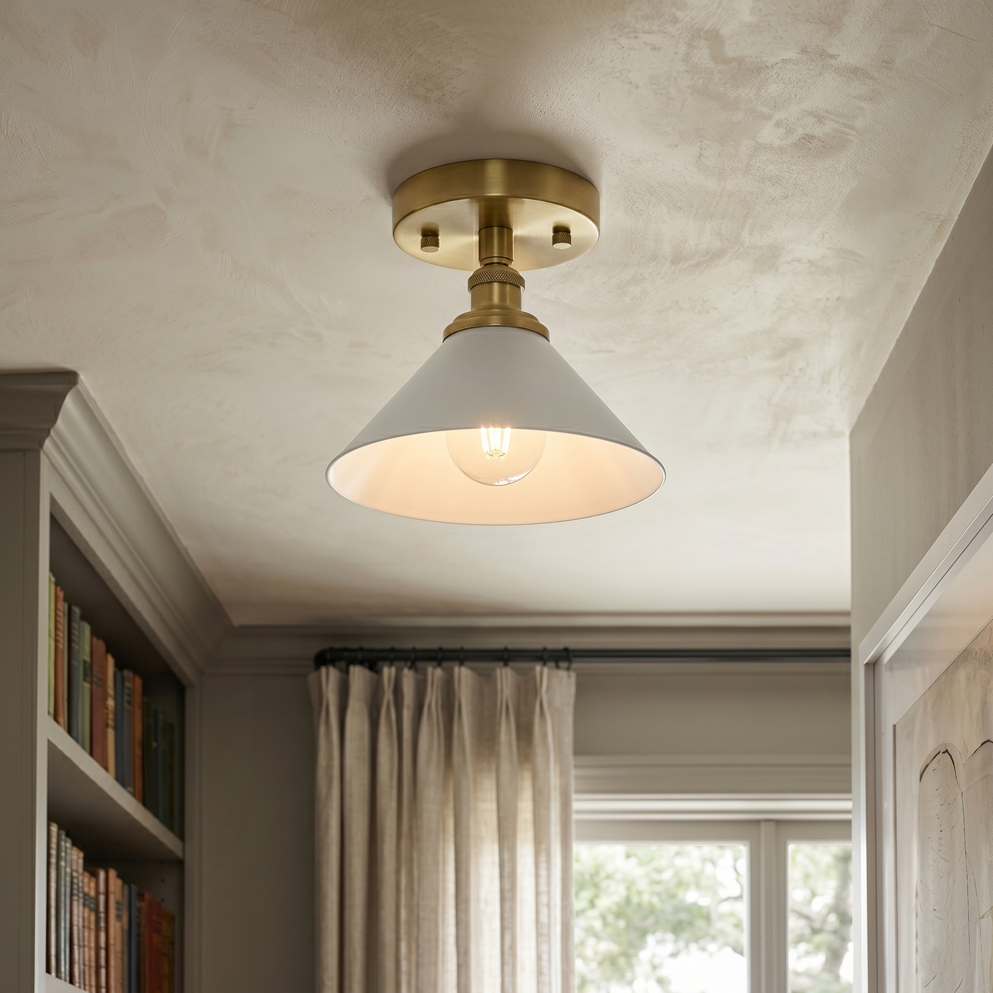 Parisian Cone Flush Mount Light | Ormexis