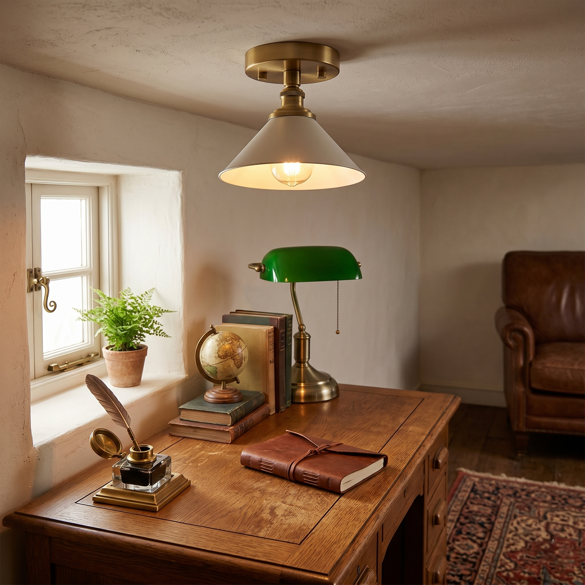 Parisian Cone Flush Mount Light | Ormexis