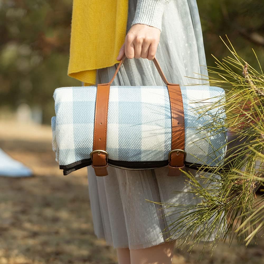 Outdoor Comfort Waterproof Blanket For Picnics With Foam Padding Large Foldable