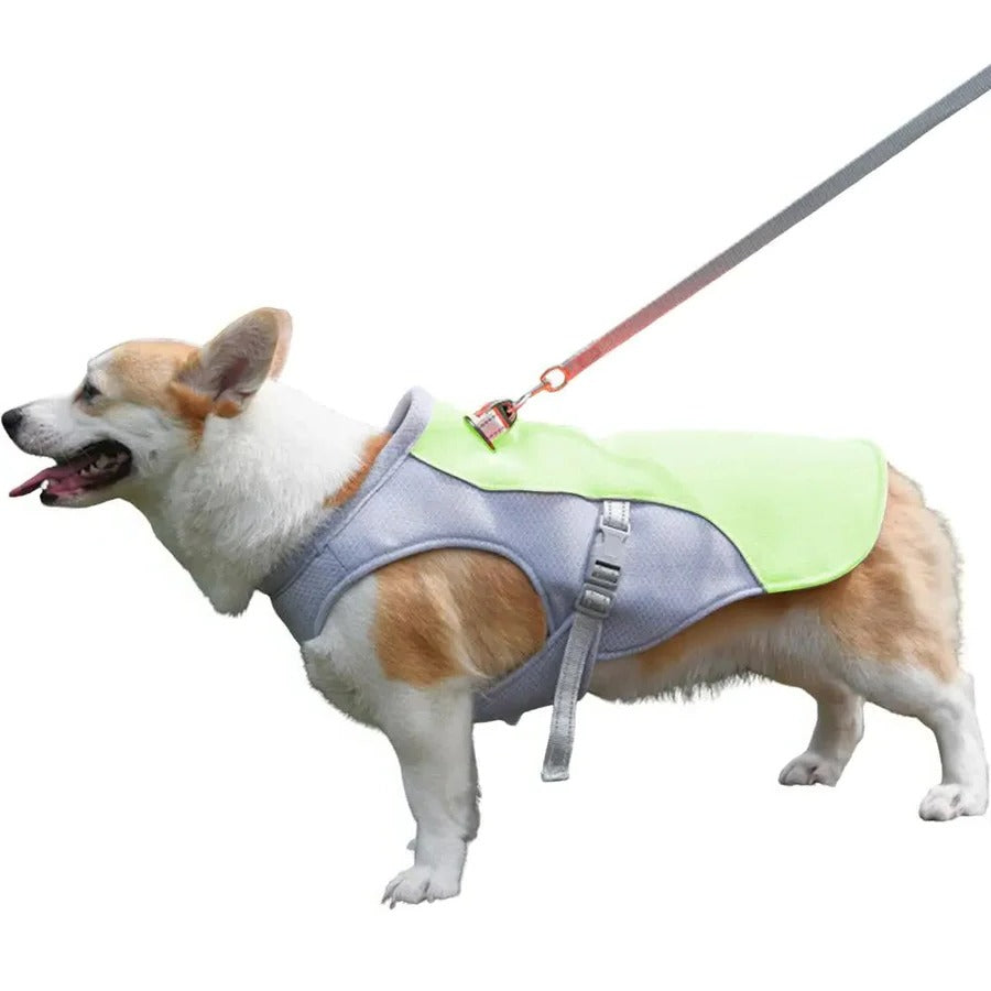Outdoor Companion Cooling Vest For Dogs With Three-Layer Fabric Instant Relief
