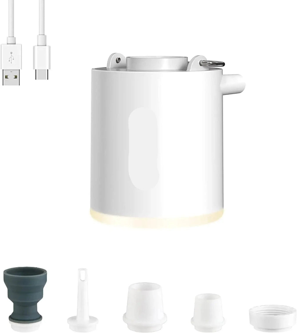 Přenosná dobíjecí USB vzduchová pumpa Outdoor Companion pro rychlé nafukování při kempování a na pláži