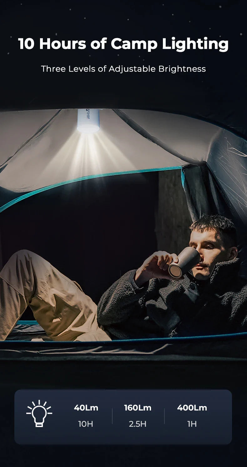 Přenosná dobíjecí USB vzduchová pumpa Outdoor Companion pro rychlé nafukování při kempování a na pláži