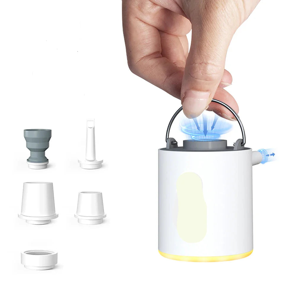 Přenosná dobíjecí USB vzduchová pumpa Outdoor Companion pro rychlé nafukování při kempování a na pláži
