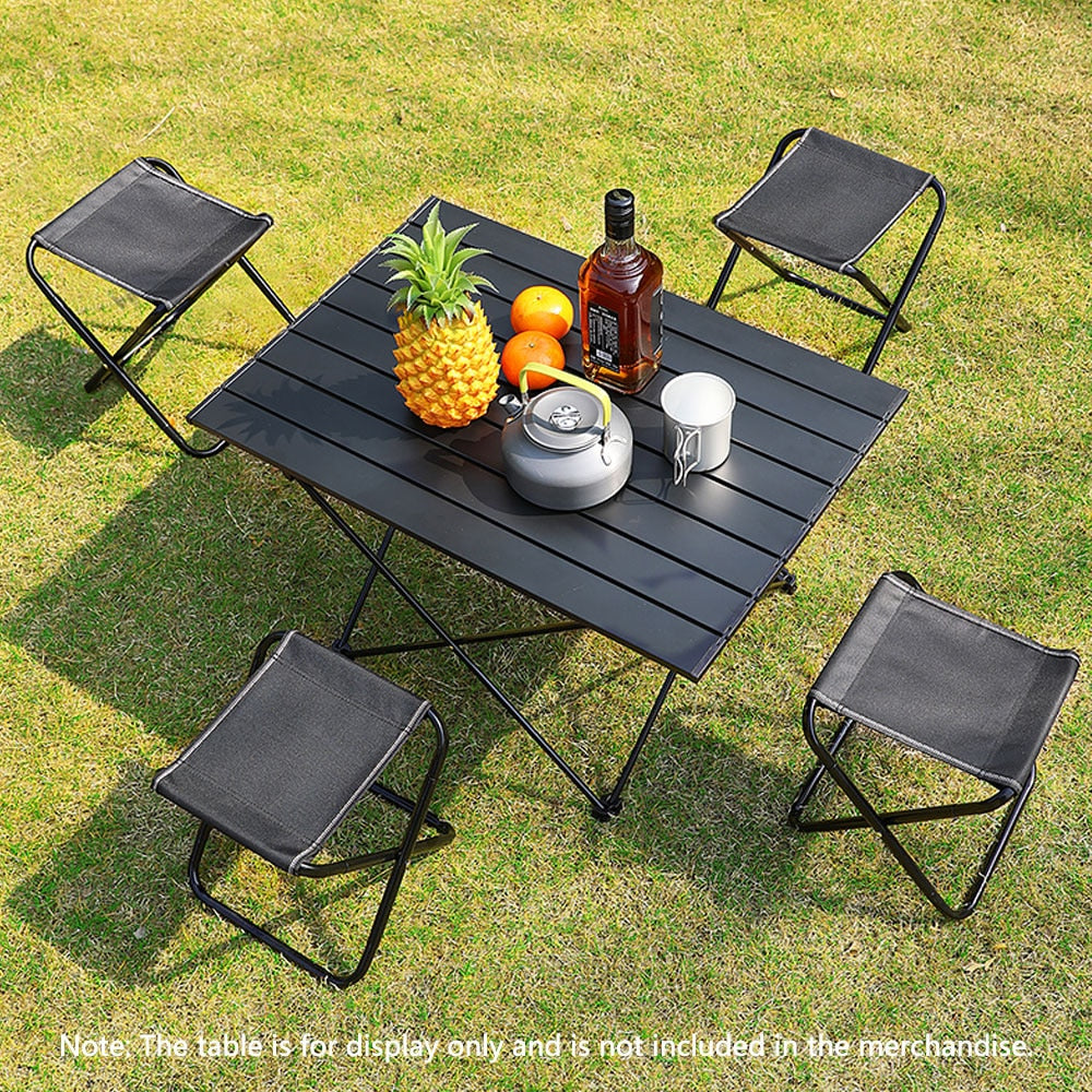 Tabouret pliant essentiel pour l'extérieur, léger, mini, confortable pour la randonnée