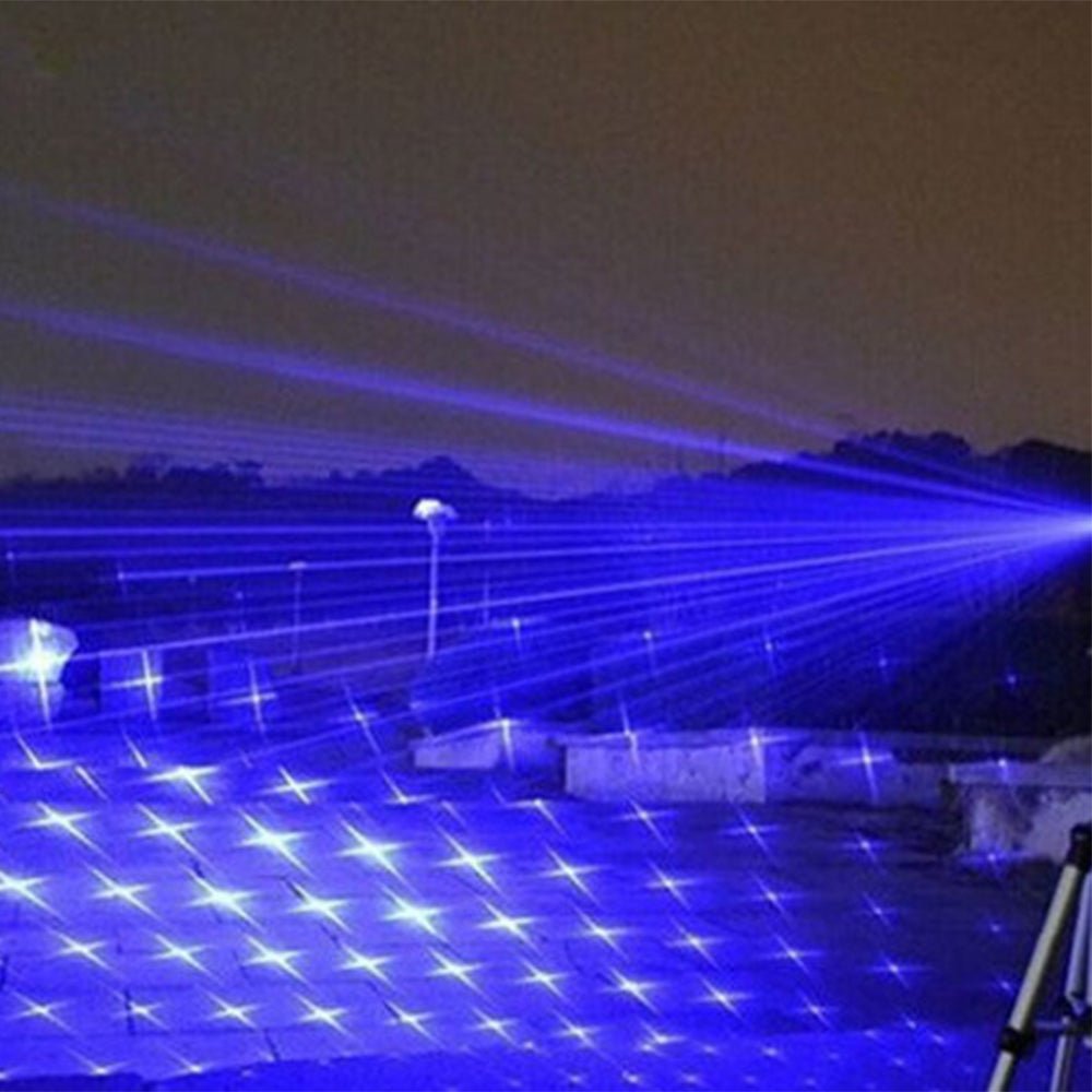 Outdoor Essentials Powerful Laser Torch With Adjustable Focus For Survival And Exploration