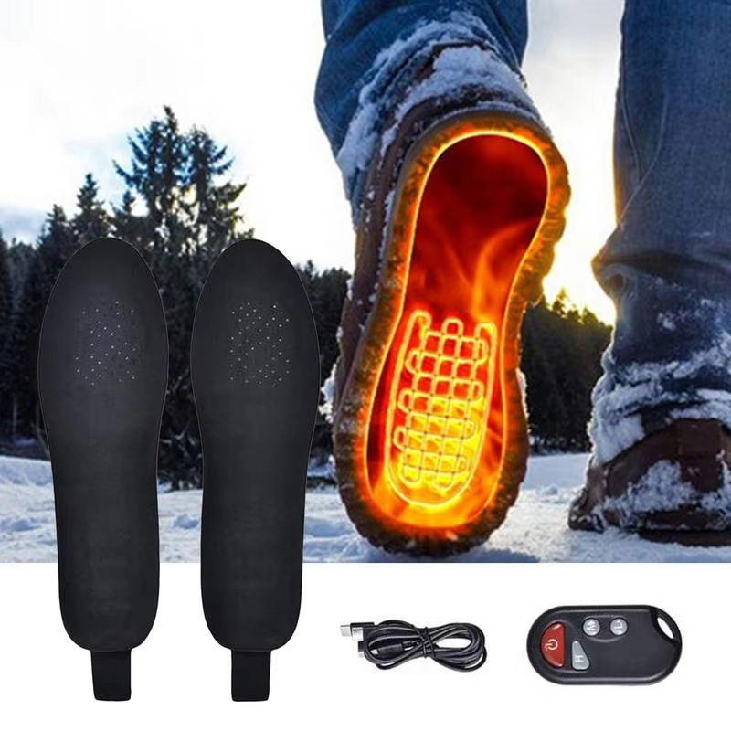 Outdoor Essentials Warm Insoles With USB Rechargeable Heating And 3 Settings