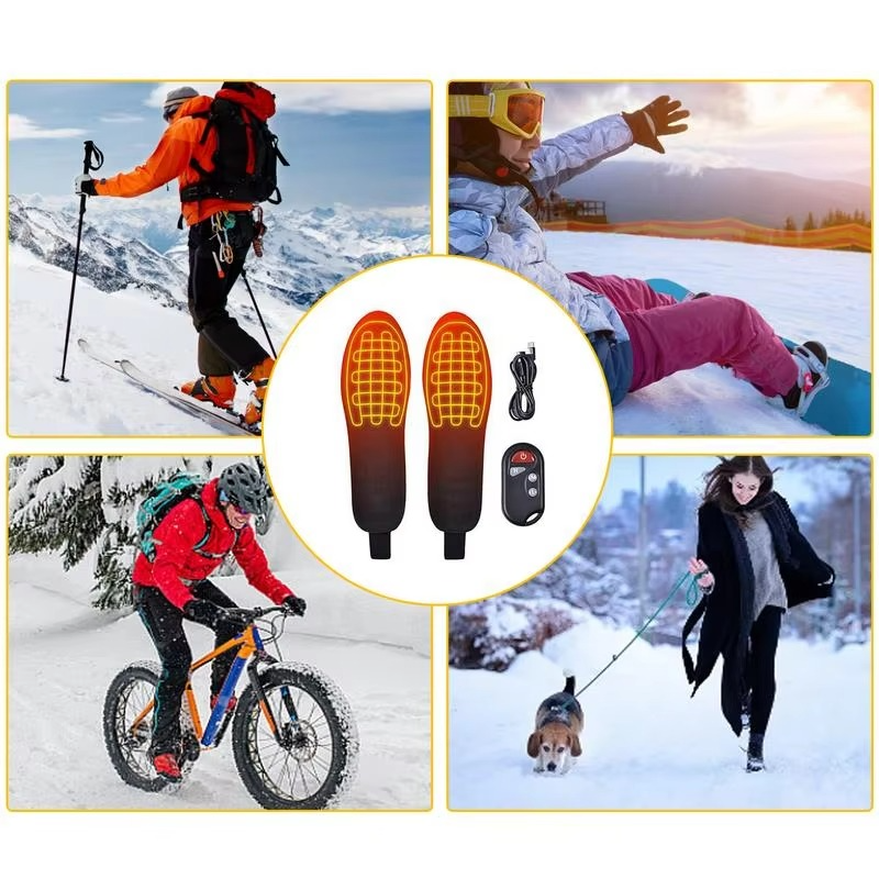 Outdoor Essentials Warm Insoles With USB Rechargeable Heating And 3 Settings