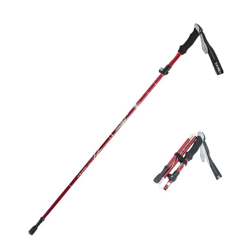 Bâtons de randonnée télescopiques ultralégers Outdoor Essentials avec longueur réglable
