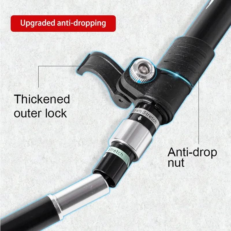 Bâtons de randonnée télescopiques ultralégers Outdoor Essentials avec longueur réglable