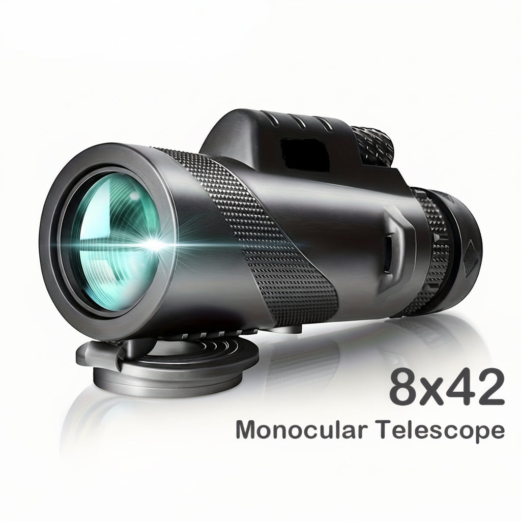 Outdoor Explorer Compact Monocular With 8x Magnification And Phone Adapter