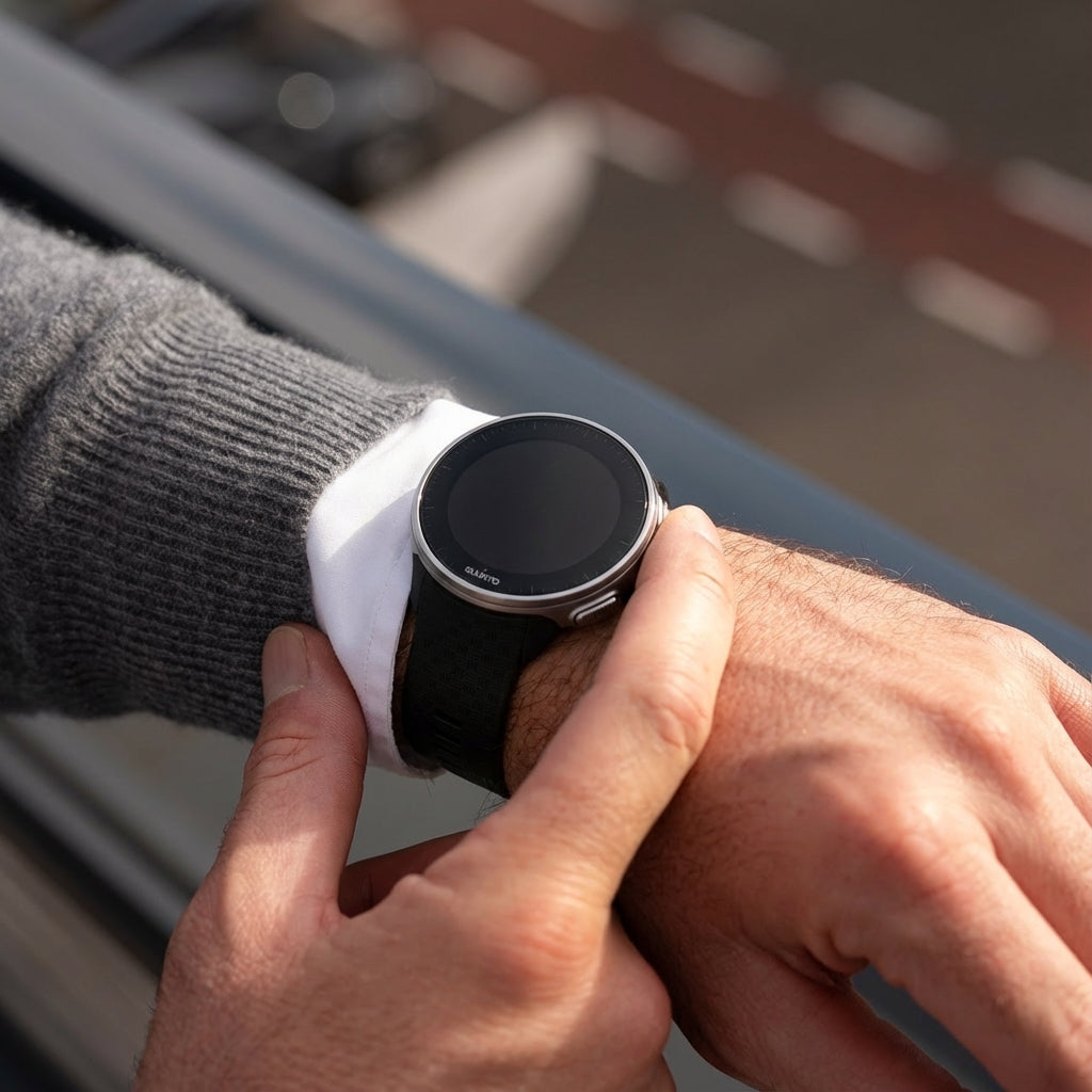 Ersatz-Schwarzes Silikonarmband für Polar Vantage V