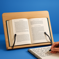 PageLift Adjustable Foldable Wooden Stand For Book Reading Comfort