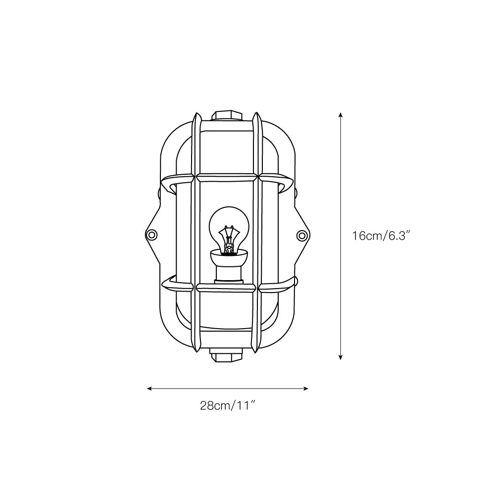 Brigantine Cage Wall Sconce | Ormexis