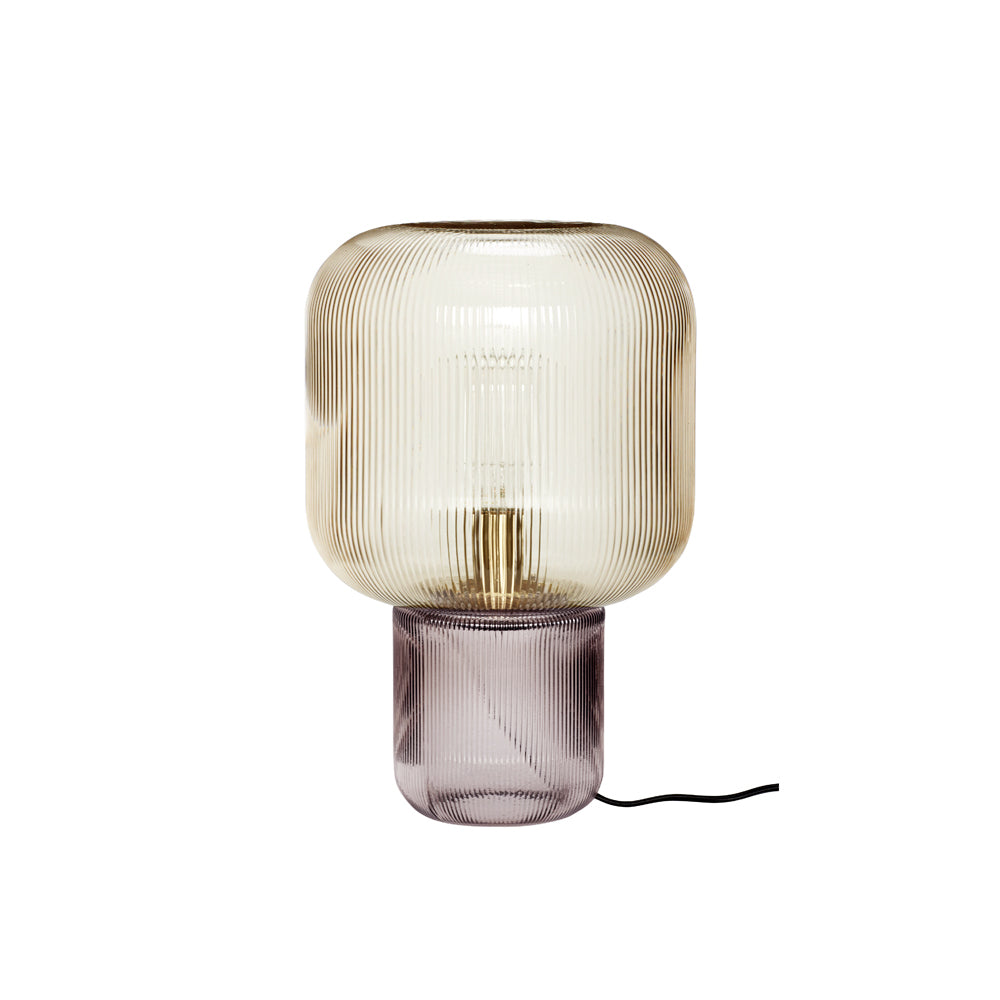 Rurkowa szklana lampa stołowa | Ormexis