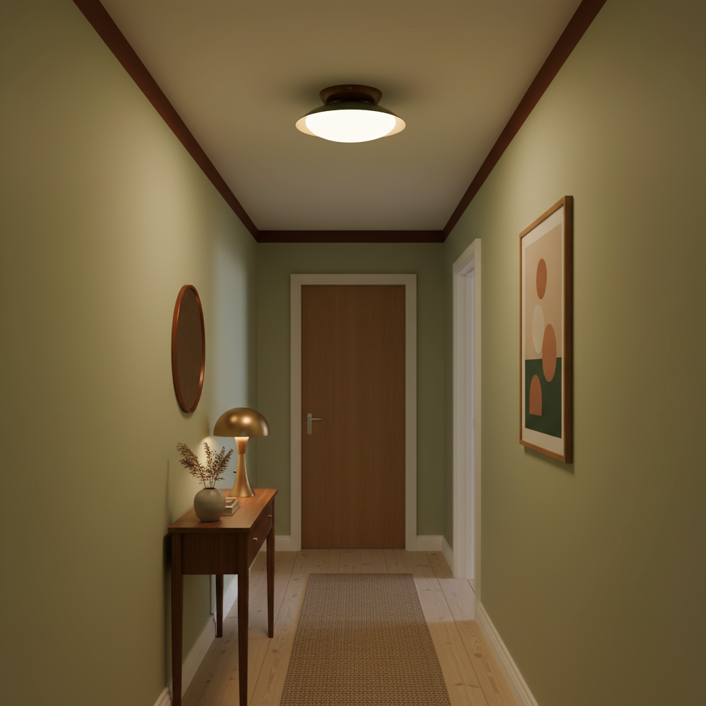 Retro Saucer Flush Mount Light | Ormexis
