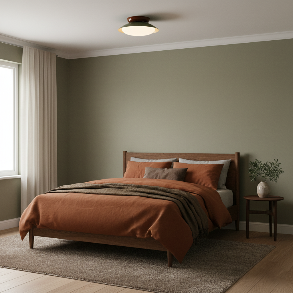 Retro Saucer Flush Mount Light | Ormexis