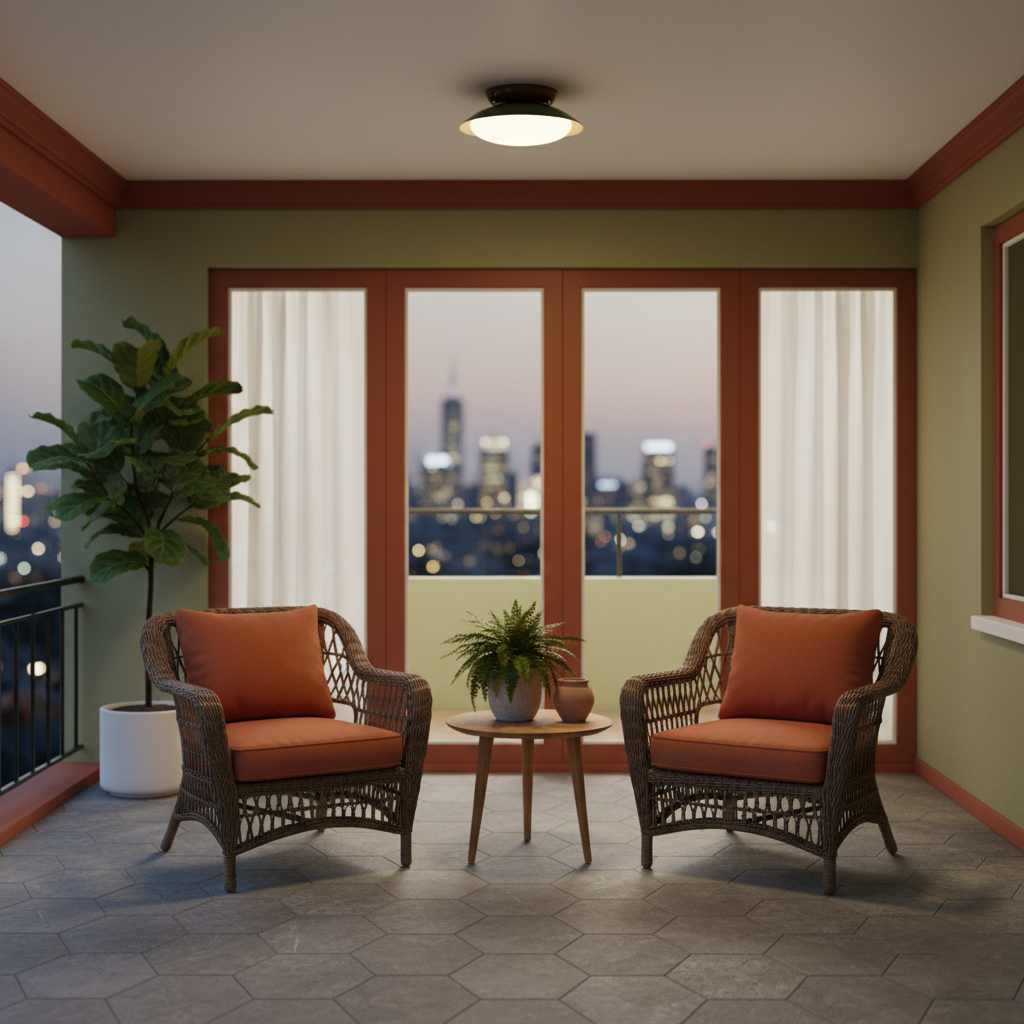 Retro Saucer Flush Mount Light | Ormexis