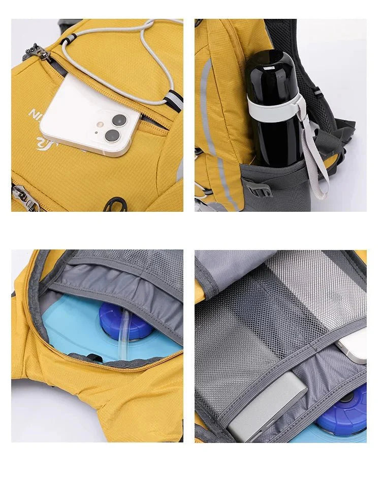 Sac à dos étanche léger PeakFlow 20L pour randonnée et cyclisme avec design ergonomique