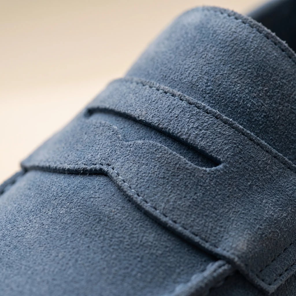 Men's Slip-On Penny Loafers -  Smart Casual Styling - Ormexis