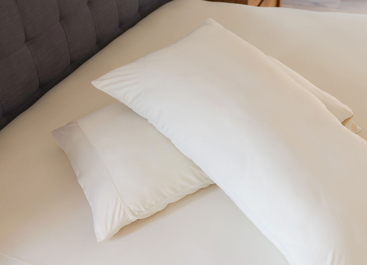 Performance Collection Ecru Bed Sheet Set With Airy Fabric For Restful Nights