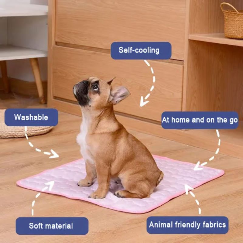 Chladicí podložka pro psy Pet Comfort s technologií bez gelu, snadno udržovatelný povrch